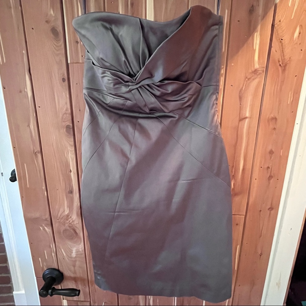 ✨ HP✨  Silver grey cocktail dress. RW&CO.  Size 2. Like new.